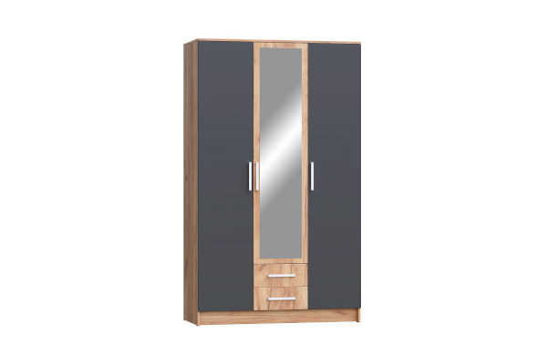 Трехстворчатый шкаф для одежды Мартина (Миф)